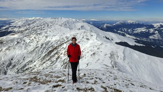 Fotografia z Sase Dinev na trase