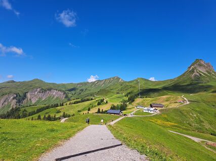 Foto da Sabine Bleiker lungo il tour