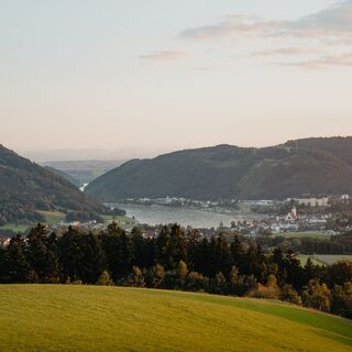 Blick auf Grein