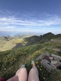 Foto von Irene Thorwartl entlang der Tour
