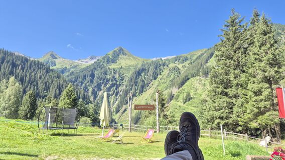 Foto von Oliver Waldmann entlang der Tour