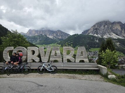 Foto von Michele Farronato entlang der Tour