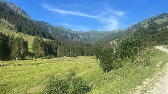 Foto von Johann Pegrin entlang der Tour