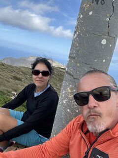 Foto de Jörg Bürkin a lo largo del recorrido