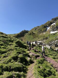 Foto von Josh entlang der Tour