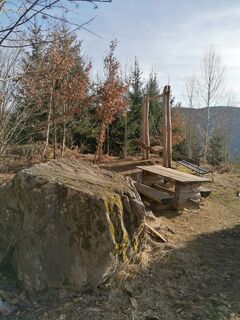 Foto von Dagmar Hofer entlang der Tour