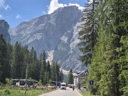 Foto von Fr Sal Poeschl entlang der Tour