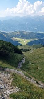 Photo de Mario Libardi le long du parcours