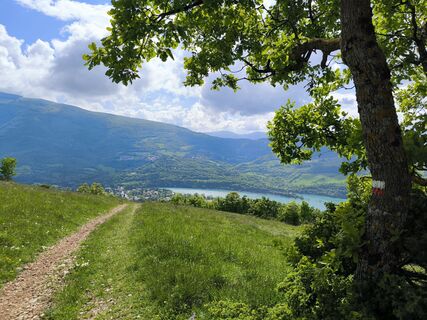 Foto von Mirco moretti entlang der Tour