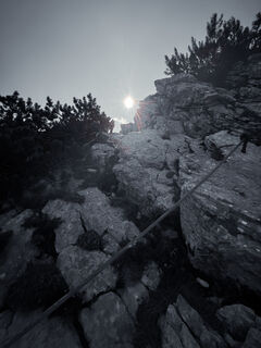 Foto von Christian Zingler entlang der Tour