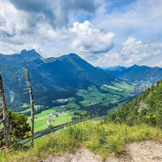 Blick vom Zirmengrat auf Breitenberg und Aggenstein