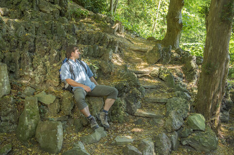 Auf dem Adenauer Kreuzweg unterwegs 
