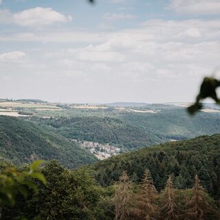 Aussicht auf der "Panoramatour auf dem Sonnenplateau"
