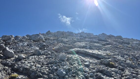 Foto von Anita Hüttl entlang der Tour