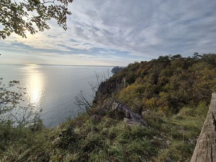 Foto von Angela Hauler entlang der Tour