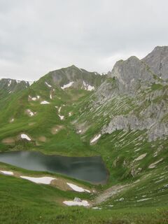 Mühlbachsee und Felskarspitze