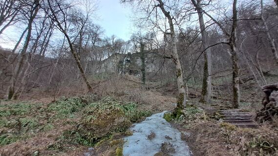 Foto von Frederick Müller entlang der Tour