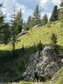 Foto von Agnese Martinelli entlang der Tour