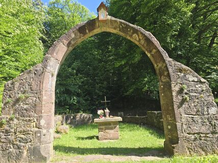 Photo de Michel Kennel le long du parcours
