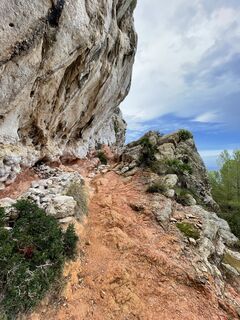 Photo de Patrick Schmid le long du parcours