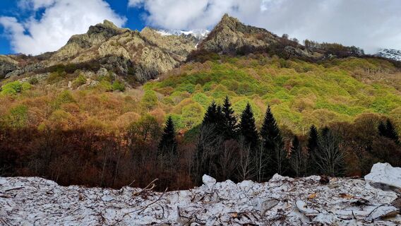 Foto de Fabrizi Mellano a lo largo del recorrido