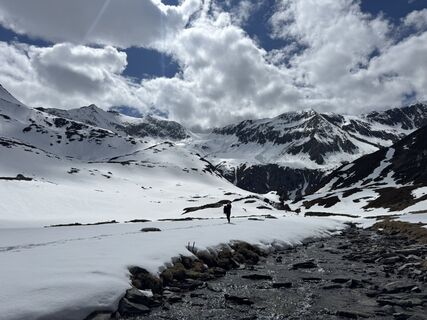 Foto von Stuart Walker entlang der Tour