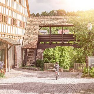 Zehntscheuer in der historischen Altstadt Dornstetten