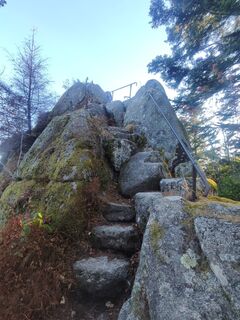 Photo de Sonja Herdeg le long du parcours