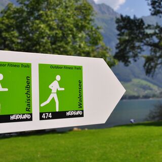 Der Walensee als ständiger Begleiter