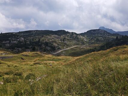 Photo de Lodovica Vecchi le long du parcours