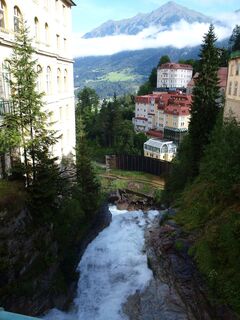 An der Wasserfallbrücke Bad Gastein