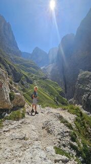 Foto de Daniel Schiffer a lo largo del recorrido