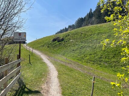Grenzsteg nach Vorarlberg
