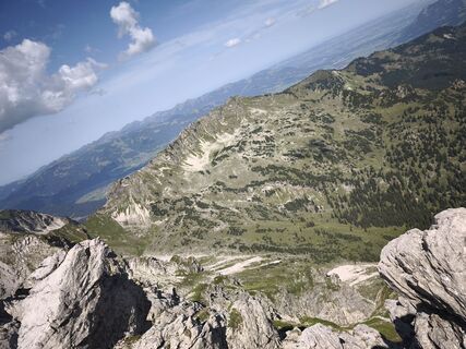 Photo de Armin Herzog le long du parcours