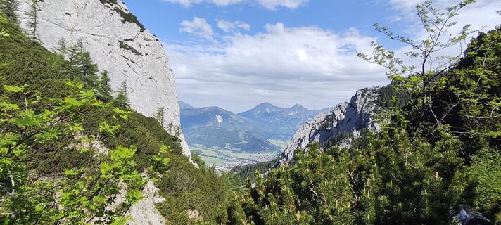 Foto von Iryna entlang der Tour