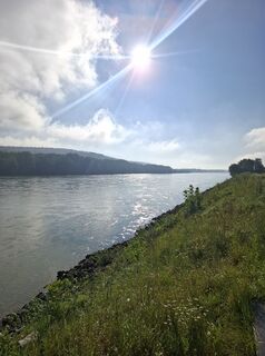 Foto von Monika Wachter entlang der Tour