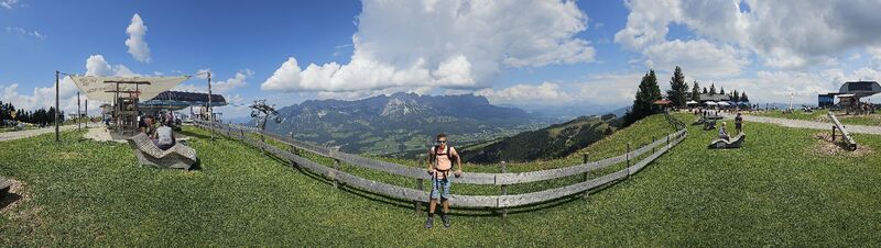 Photo de Martijn le long du parcours