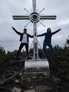 Foto de Angelika Silberhuber a lo largo del recorrido