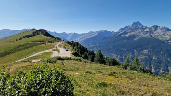 Foto von Fabrizi Mellano entlang der Tour