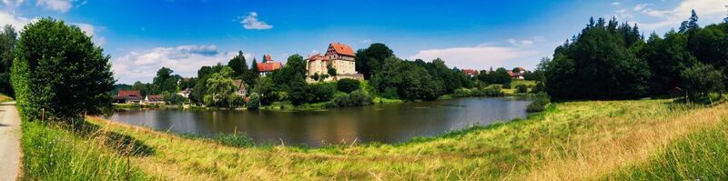 Panorama bei Rechenberg