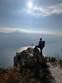 Foto von Agnese Martinelli entlang der Tour