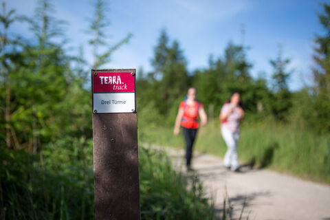 Beschilderung des TERRA.tracks