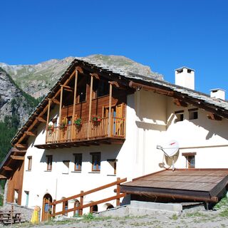 Rifugio Troncea im Sommer
