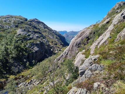 Photo de Andreas Mohr le long du parcours