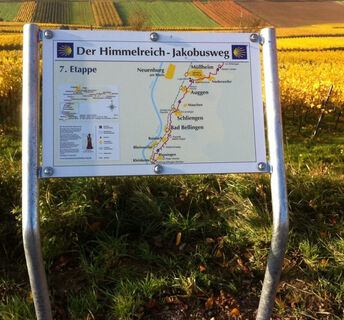 Tourenschild Himmelreich-Jakobusweg