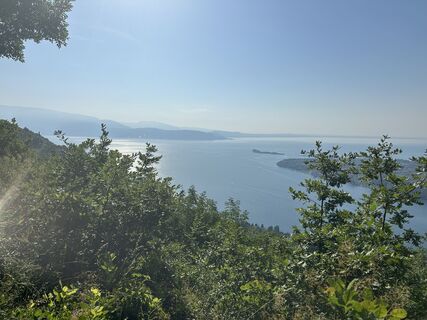 Photo de Agnese Martinelli le long du parcours