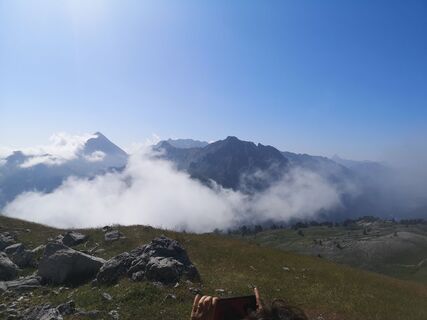 Fotografie z Hugues na trase
