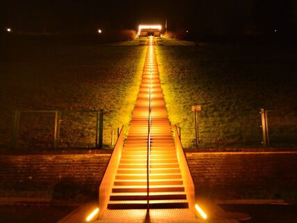 Himmelstreppe bei Nacht