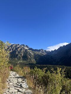 Foto de Lara Rešek a lo largo del recorrido