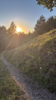 Foto von Alexandra Lobner entlang der Tour